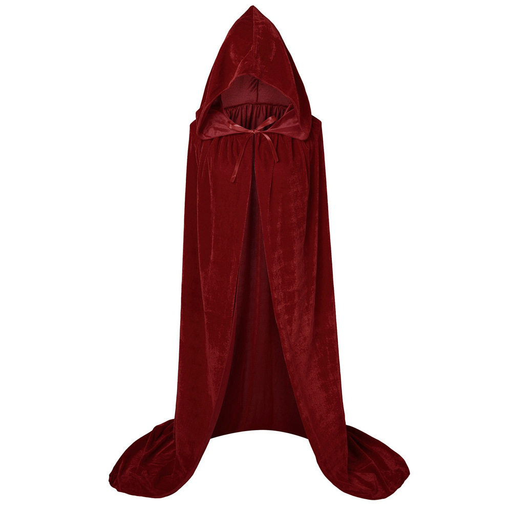 Wine red cloak