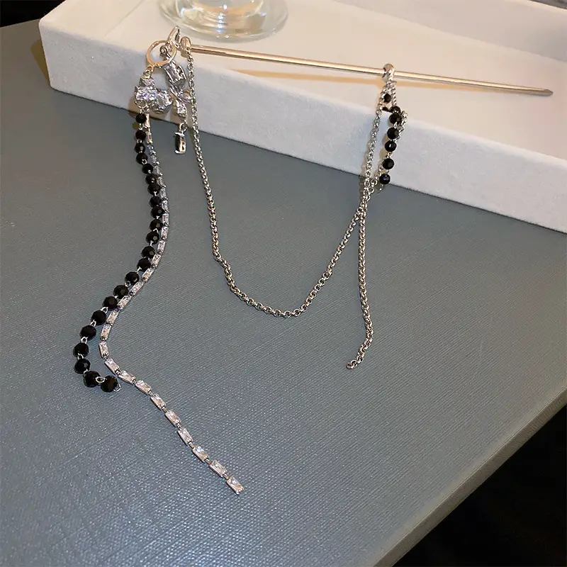Cold Butterfly Diamond Crystal Hairpin Personality