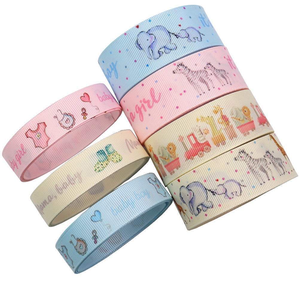 Ribbon Cartoon Pattern Ribbon Printed Lace Up