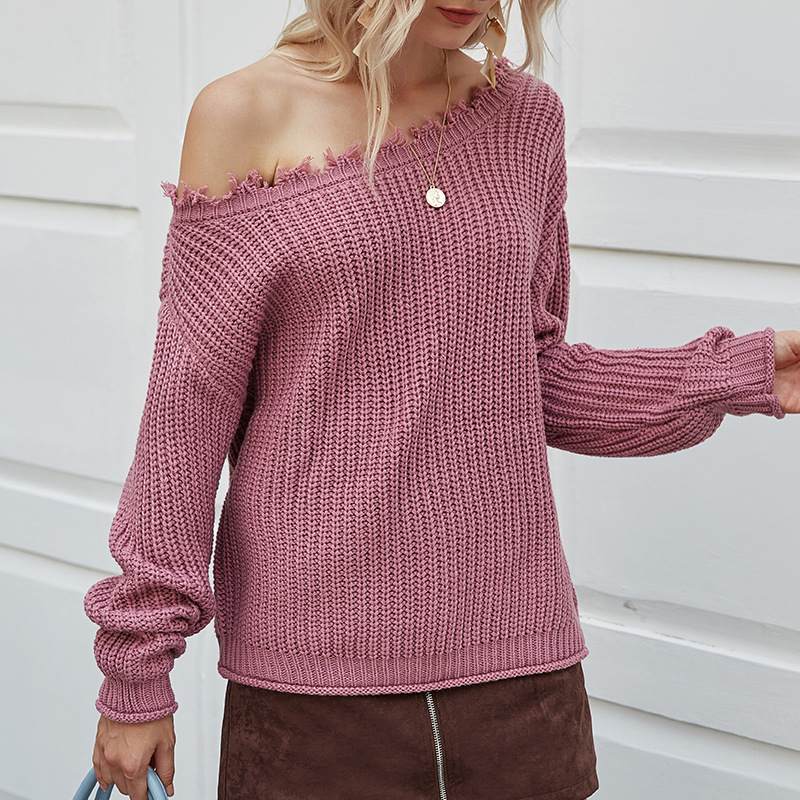 Knitwear Foreign Trade Loose Pullover Sweater