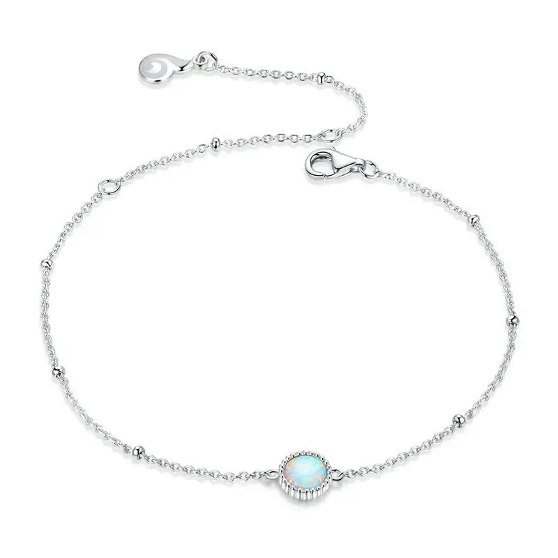Simple Original Gorgeous Round Opal Bracelet