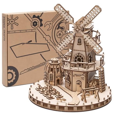 3D Puzzle Wooden  For Adults DIY Model Kit Wood Puzzle For Kids Age 14 Up Years... 11