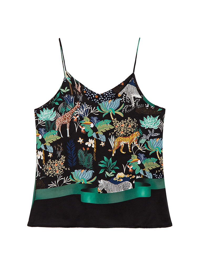 National Style Pattern Printed Sexy Strap Inside