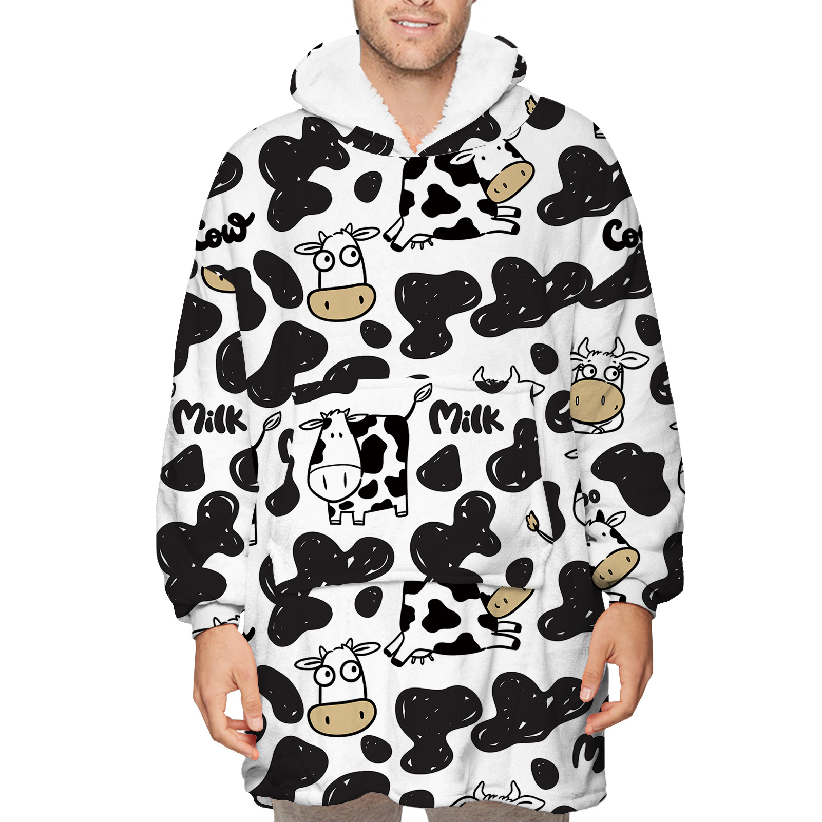 Title 7, Digital Printing Couple Winter Home Wear Lamb W...