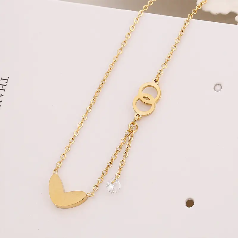 Trend High Cold Ins Cold Wind Cute Peach Heart Double
