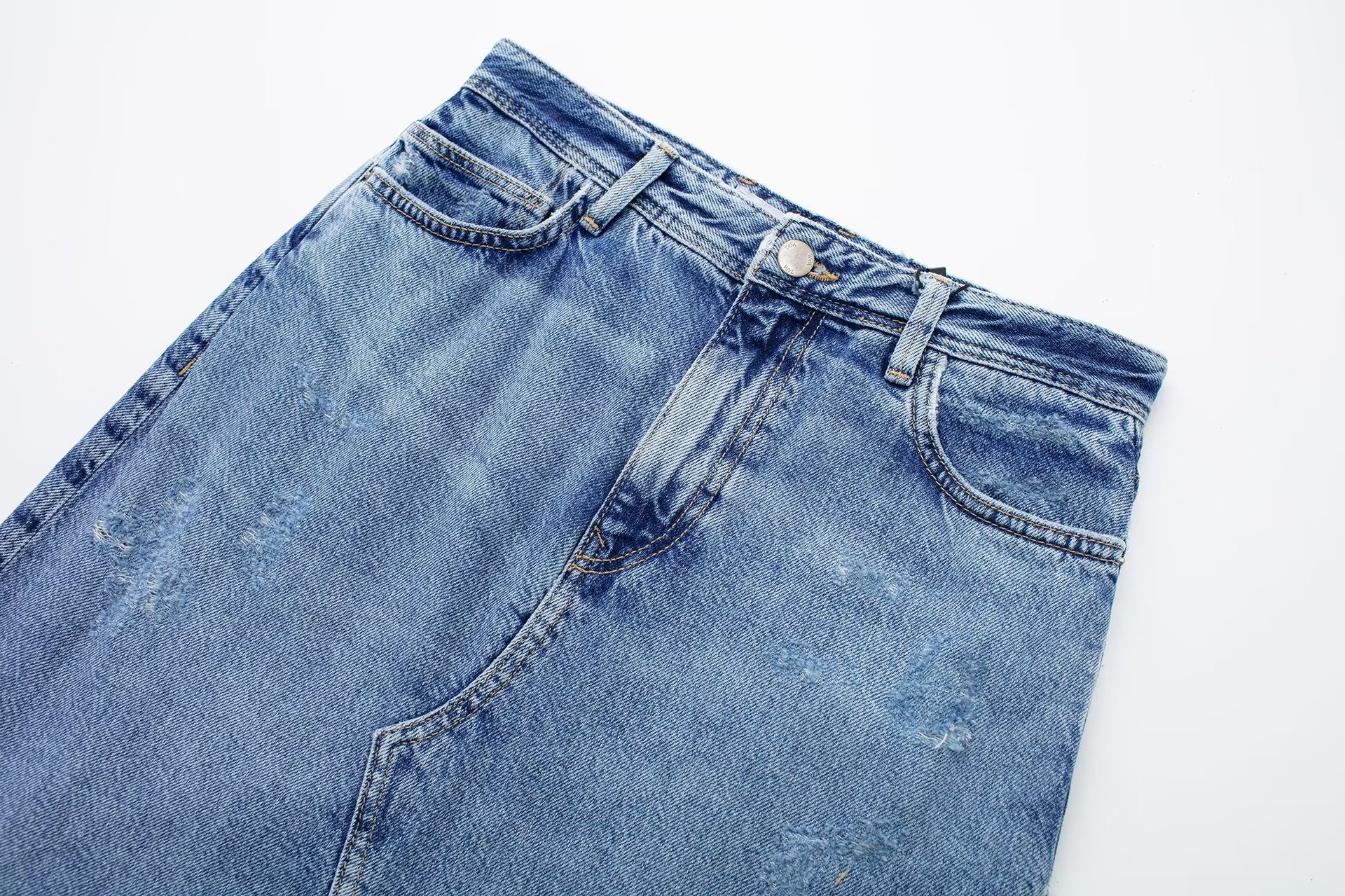 Women's Denim Split Design Skirt