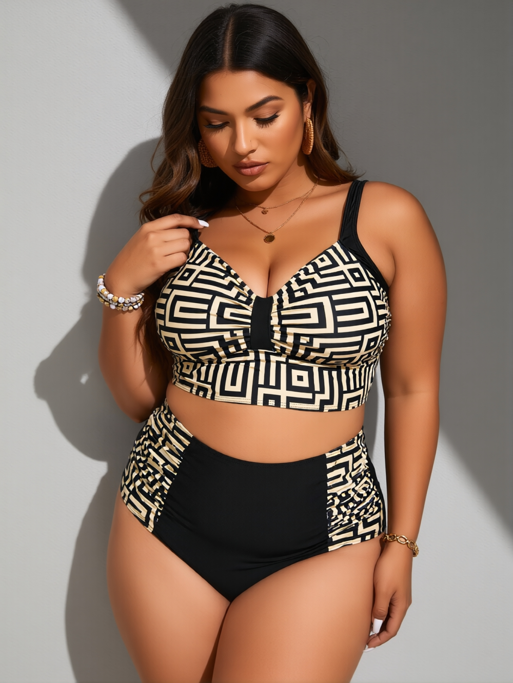 Women’s 2-piece Casual Swimsuit Set M178