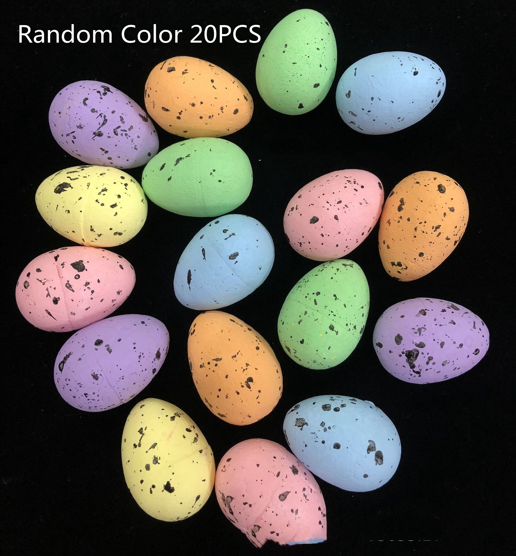Easter Colorful Foam Simulation Bird Dove Egg - 7