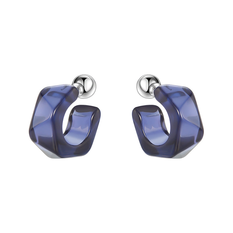 Simple Forest Gold Earrings With Diamonds