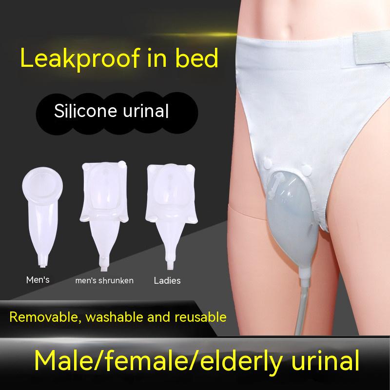 Title 3, Silicone Breathable Elderly Connection Urine Ba...