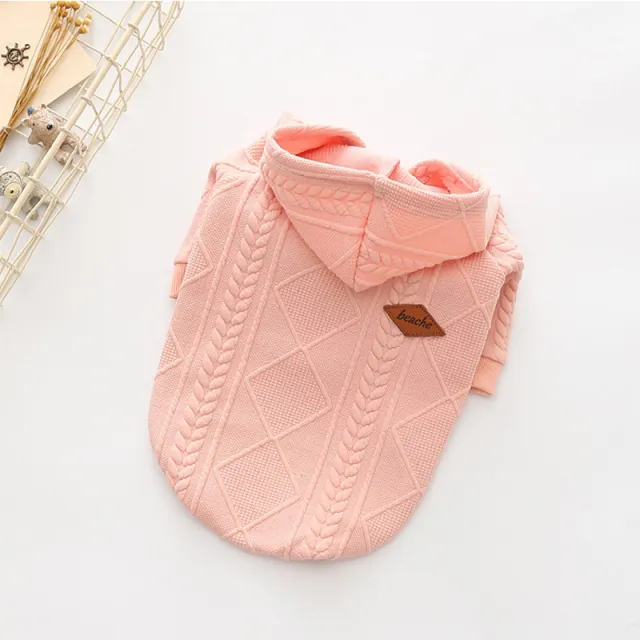 British And French Doug Pugs New Two legged Sweater For Autumn And Winter Pink - Shop at LoveMi