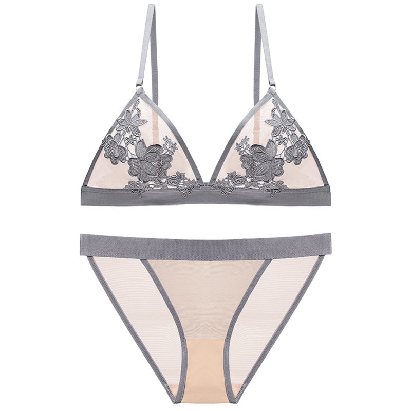 Title 5, Bra set without steel ring triangle cup