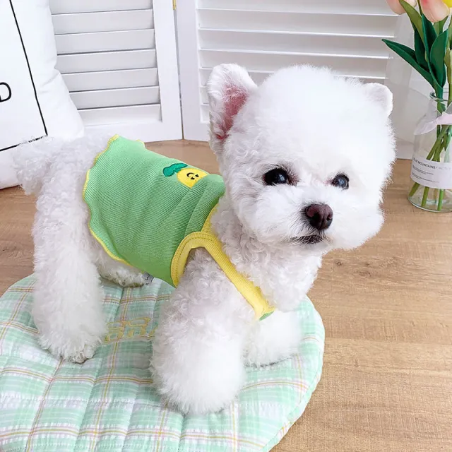 Dog Summer Clothes Thin Pet Camisole Green - Shop at LoveMi