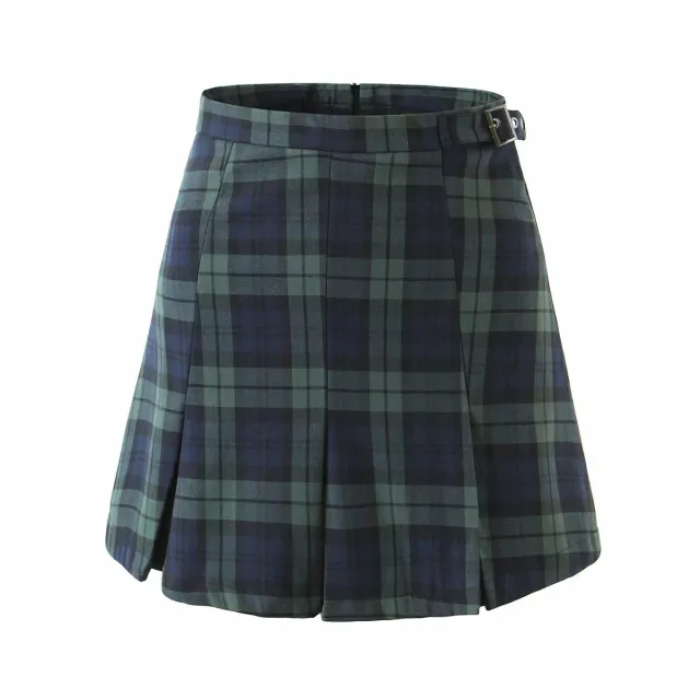 Women's Fashion Institute British Style Skirt Green - Shop at LoveMi