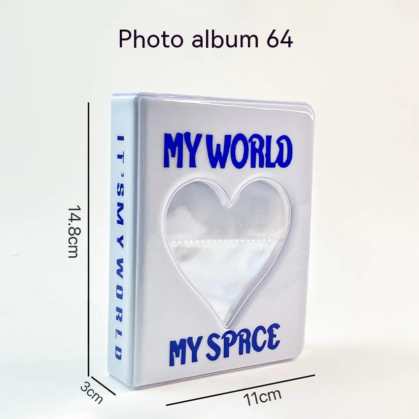 Title 3, Cutout Love Mini Plug-in Album Business Card Album