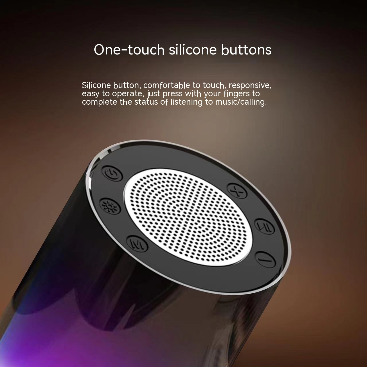 Title 2, Wireless Bluetooth Speaker Colorful Full Screen...