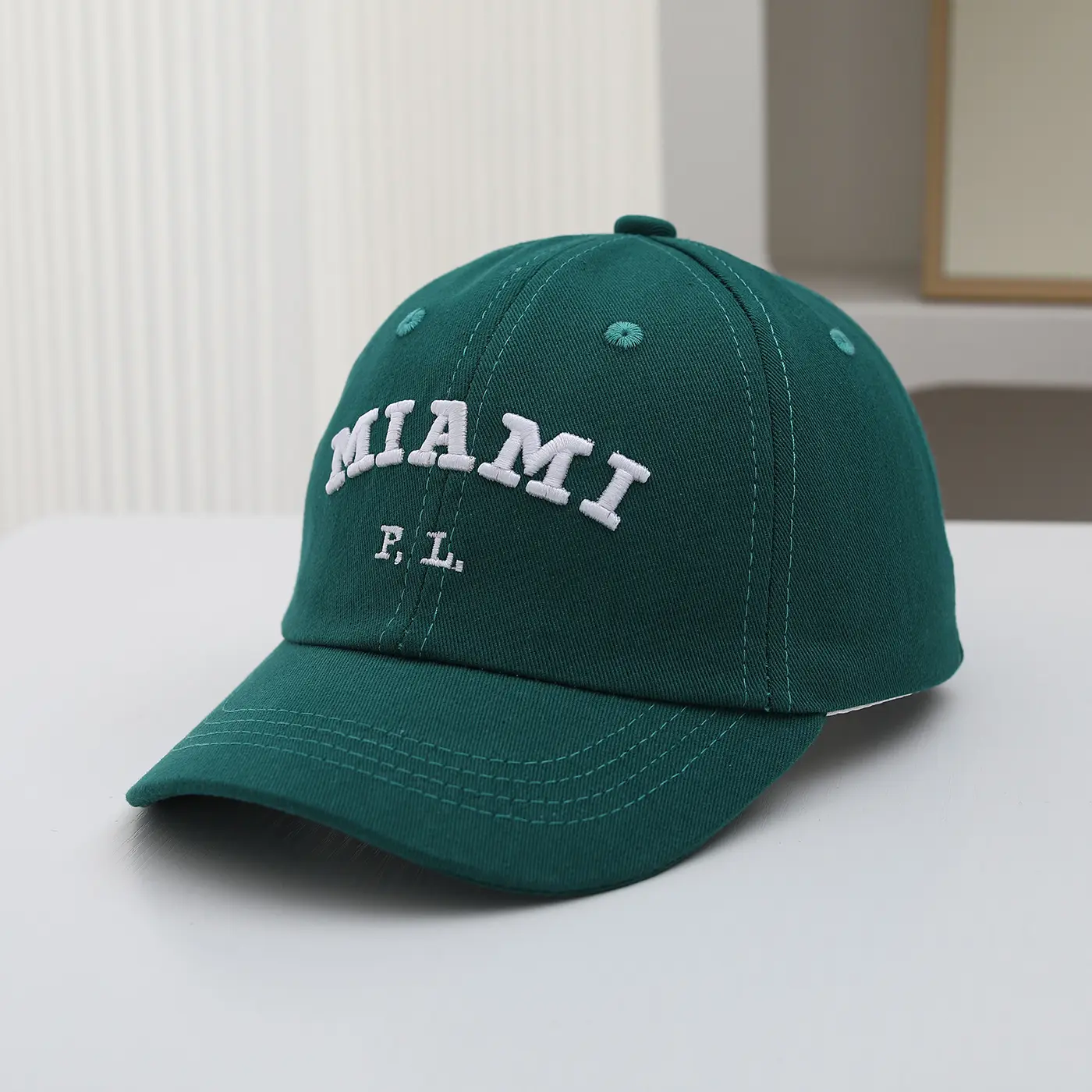 Children's Single-color Letter Embroidery Soft-top Adjustable Simple And Versatile Curved-brim Baseball Cap Suitable For Traveling, Shopping And Exercising