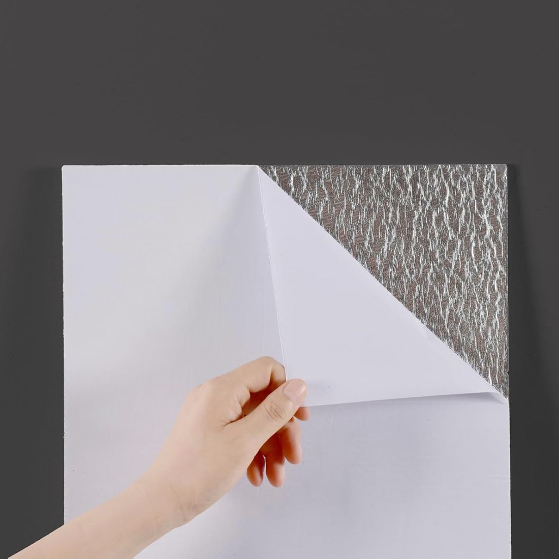 20Pcs PVC Marble Tiles Wall Sticker Self-Adhesive Stick Kitchen Bathroom Decor