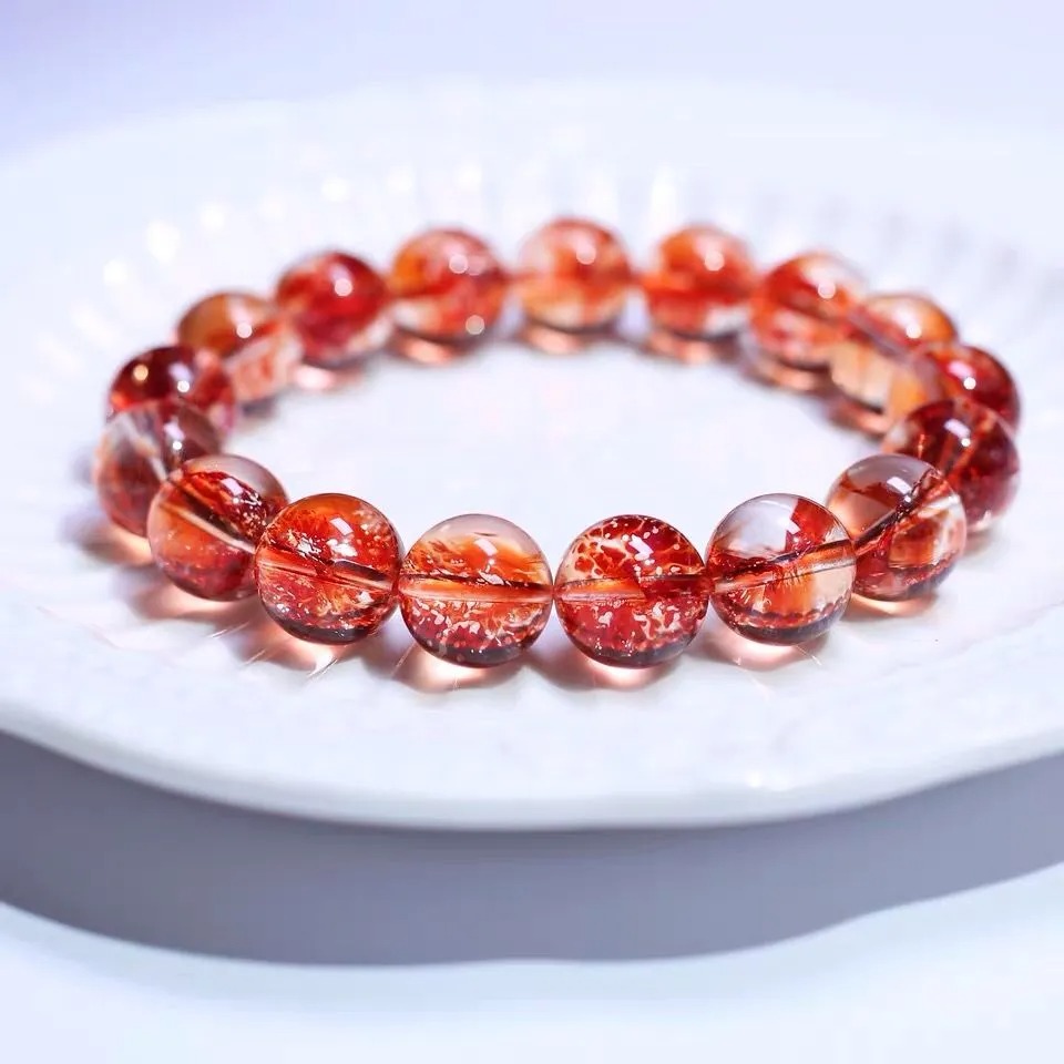 Women's Fashion Natural Phoenix Feather Crystal Bracelet