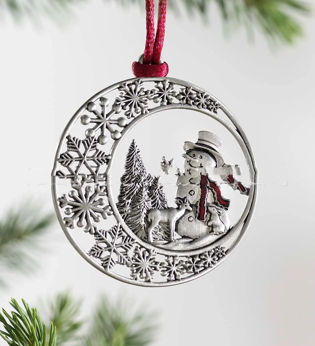 Christmas Pure Tin Christmas Tree Ornaments – image 7