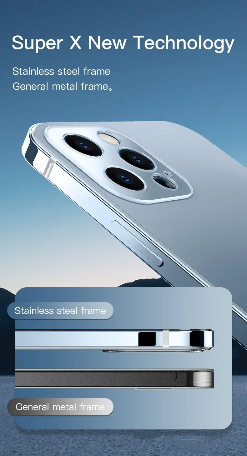 Stainless Steel Anti-drop Mobile Phone Case