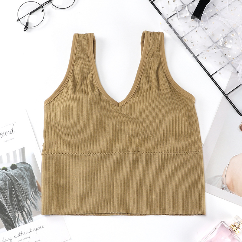 Title 10, Sportliches Yoga-Tanktop mit V-Ausschnitt und A...