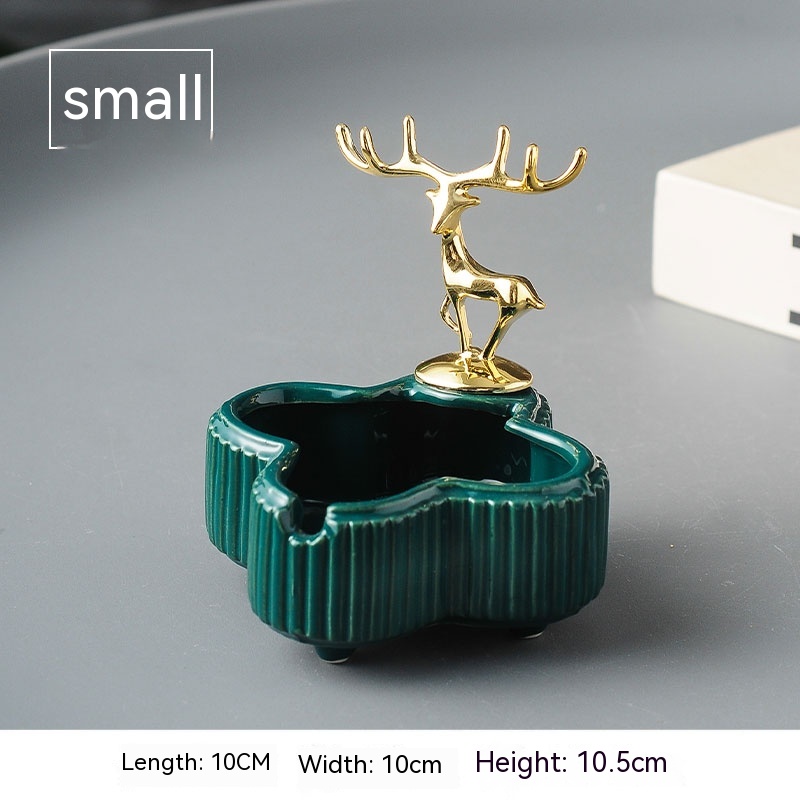 Small Green Ashtray