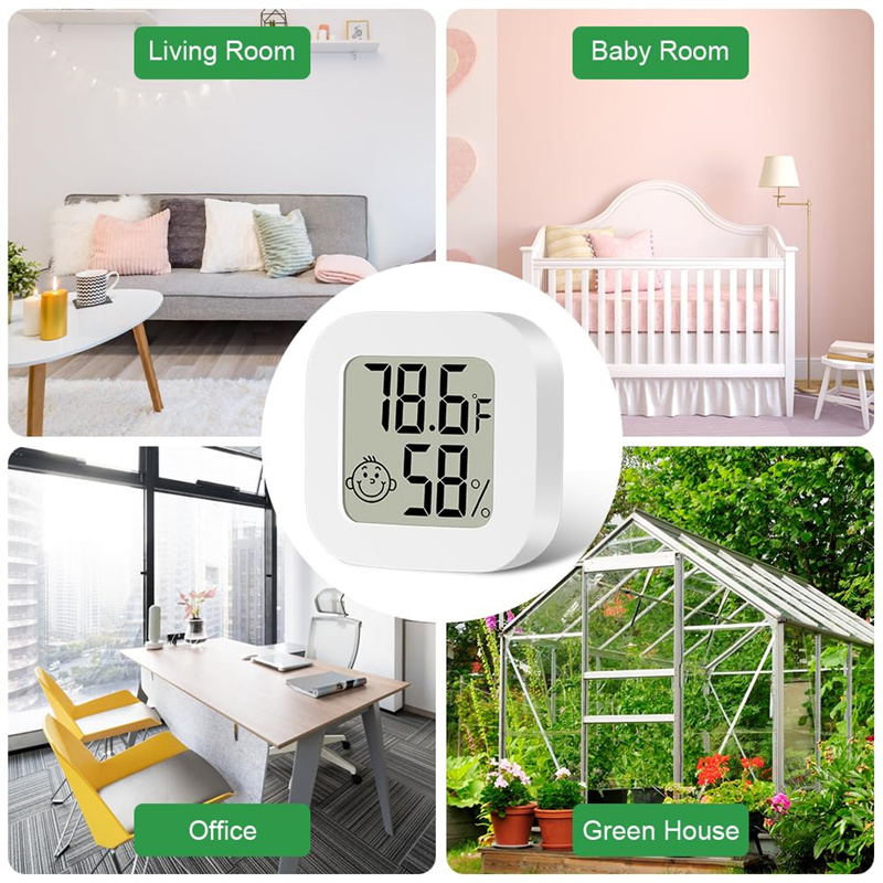 Title 8, Mini Digital Thermometer Hygrometer Room LCD Di...