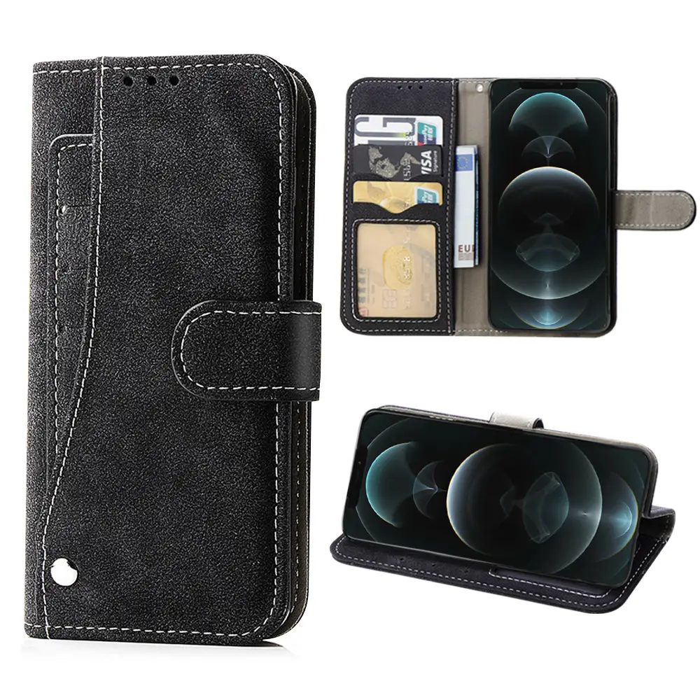 Phone Protective Case Flip Card Holder Wallet Holster