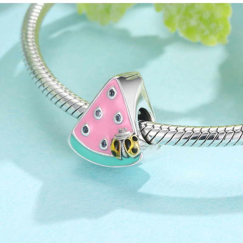 S925 Sterling Silver Bracelet Accessories Dessert Series Beaded