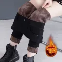 Black Cropped Lambswool