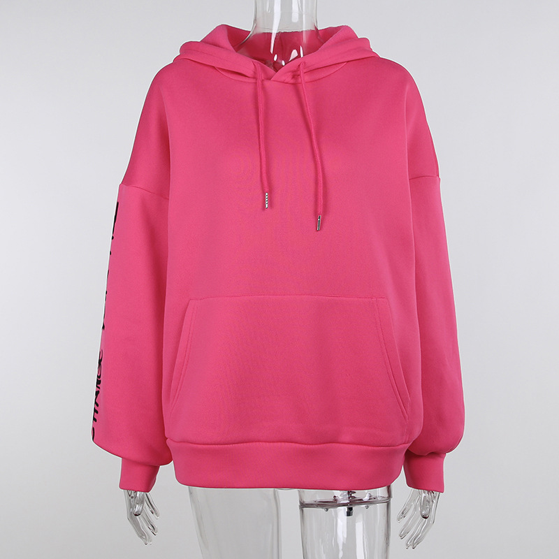 Letter Printing Casual Suit New Hit Color Long-sleeved Trousers Two-piece Women