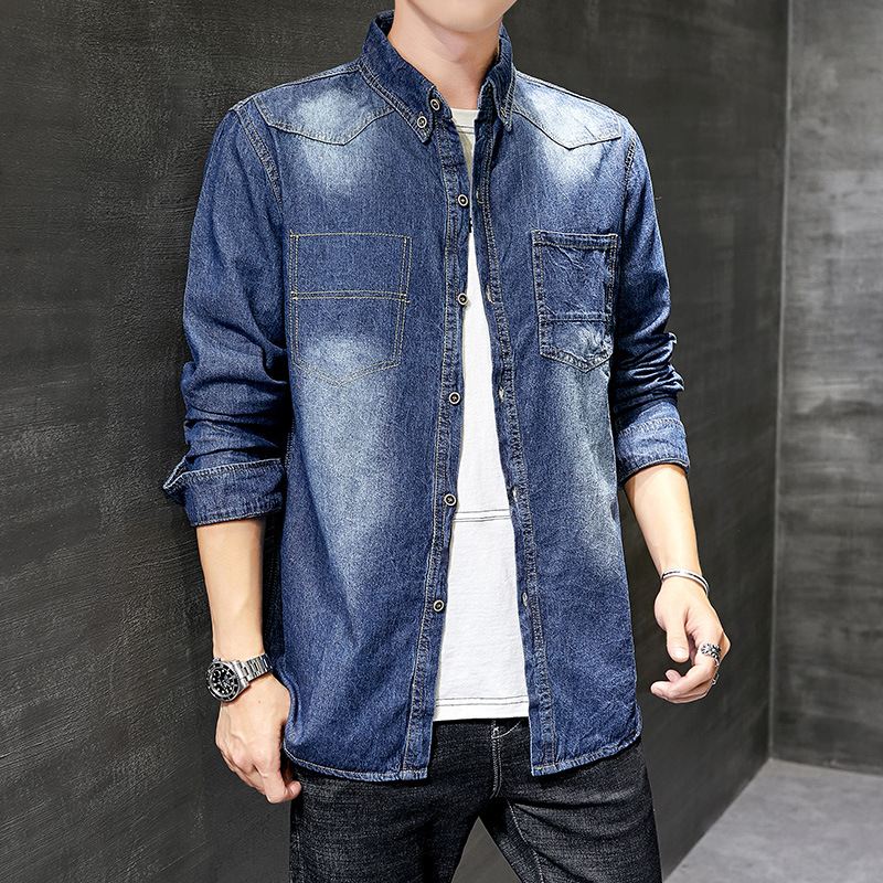 Title 3, New Trendy Tooling Jacket Casual Denim Jacket f...