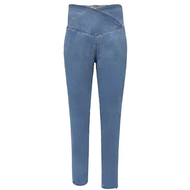 High Waist Jeans Women's Street Hip Lift Navy Blue - Shop at LoveMi