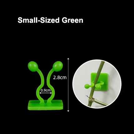 Long Vine Flower Branch Clip Self-adhesive Wall Climbing Household Adhesive Fixing Clip Basket