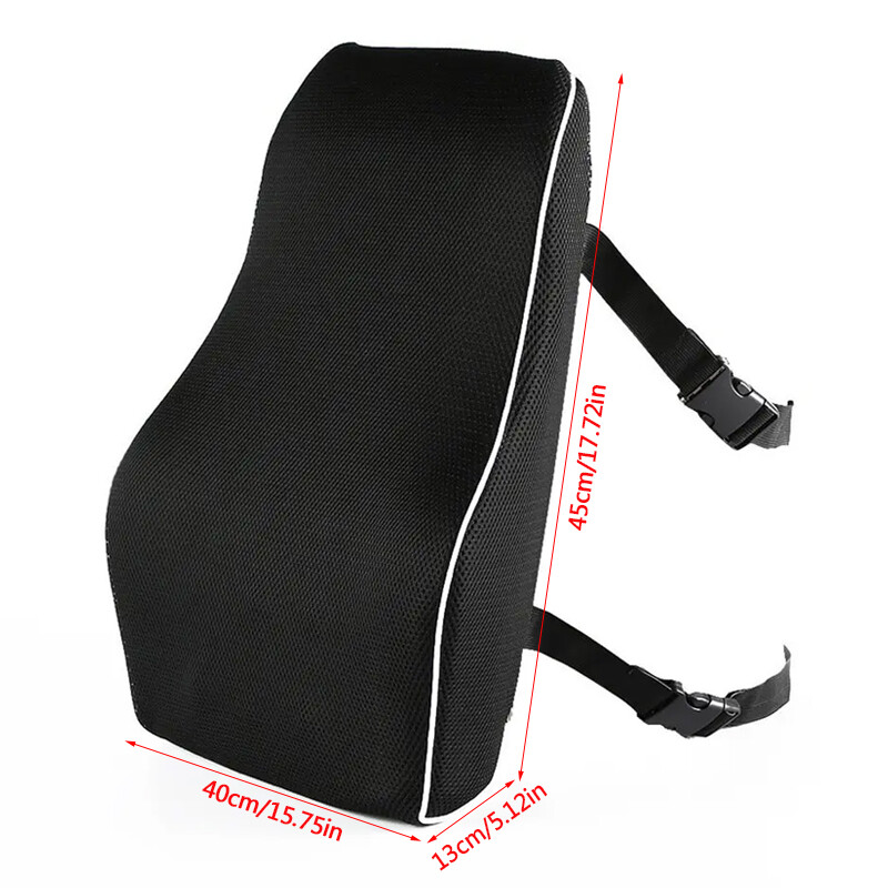 Lumbar Back Support Cushion Car Seat Wheelchair Office Chair Pillow Memory Foam. 7