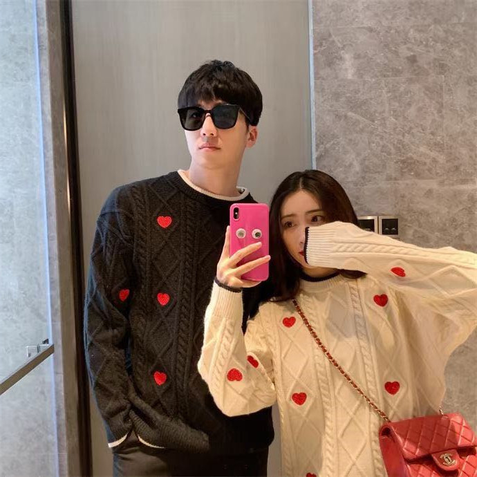 Wear Loose Korean Style Lazy Knit Top For Autumn And Winter