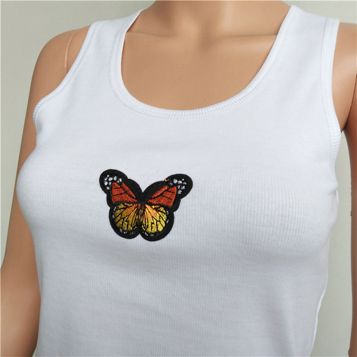 Fashion Butterfly Women's Vest T-Shirt Top