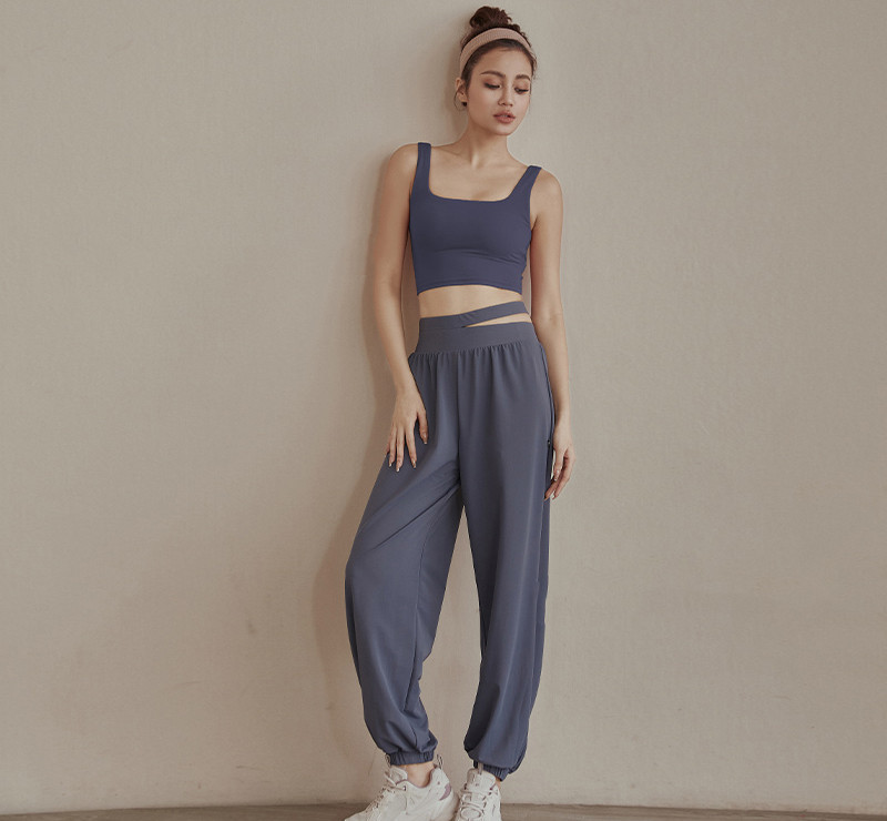 Thin Casual Loose High-waist Trousers Breathable And Quick-drying