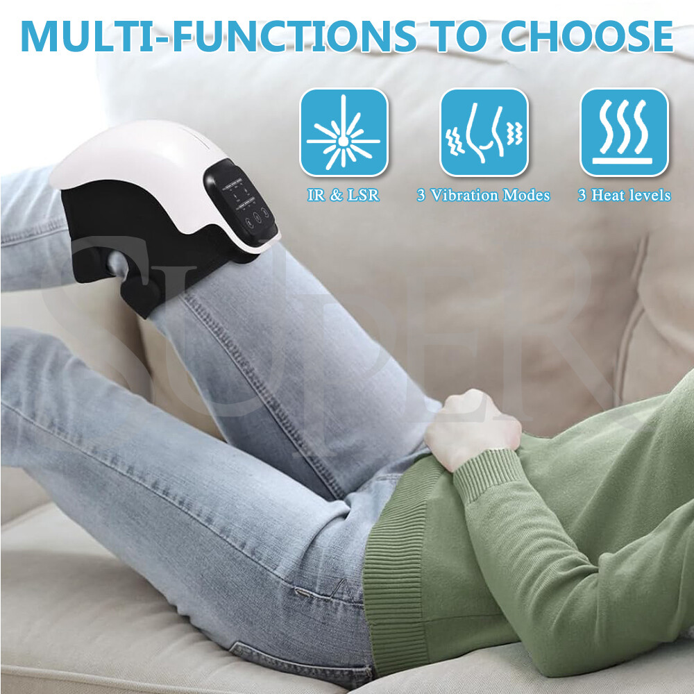 Electric Knee Massager Smart Infrared Heating Therapy Machine Relief Elbow Pain