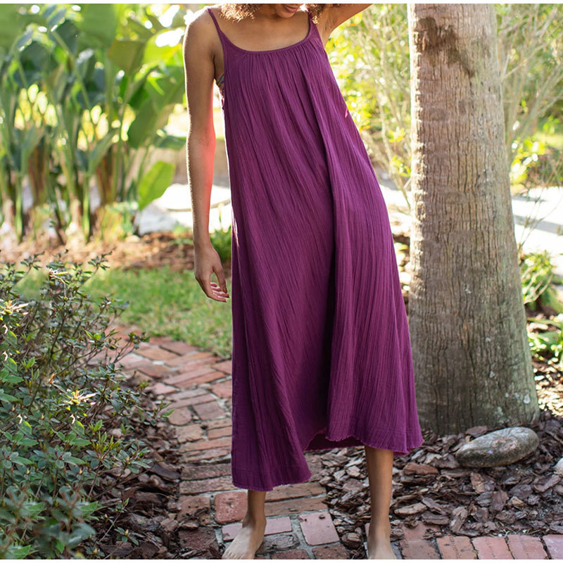 Backless Gauze Sleeveless Dress, picture 9 of 9