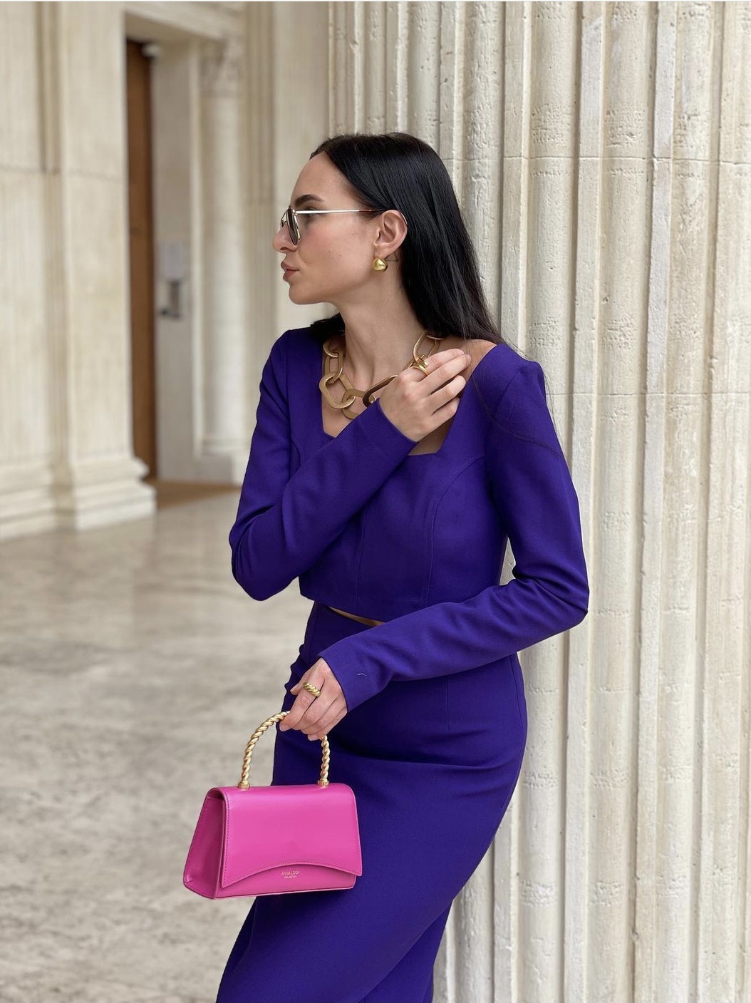 Fashion Solid Color Niche Design Skirt French Style Jacket M - Shop at LoveMi