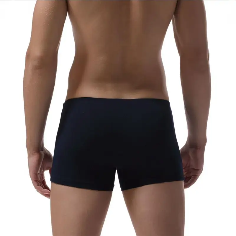 Men's Boxer Cotton Breathable Mid Waist Big Boxer Underwear