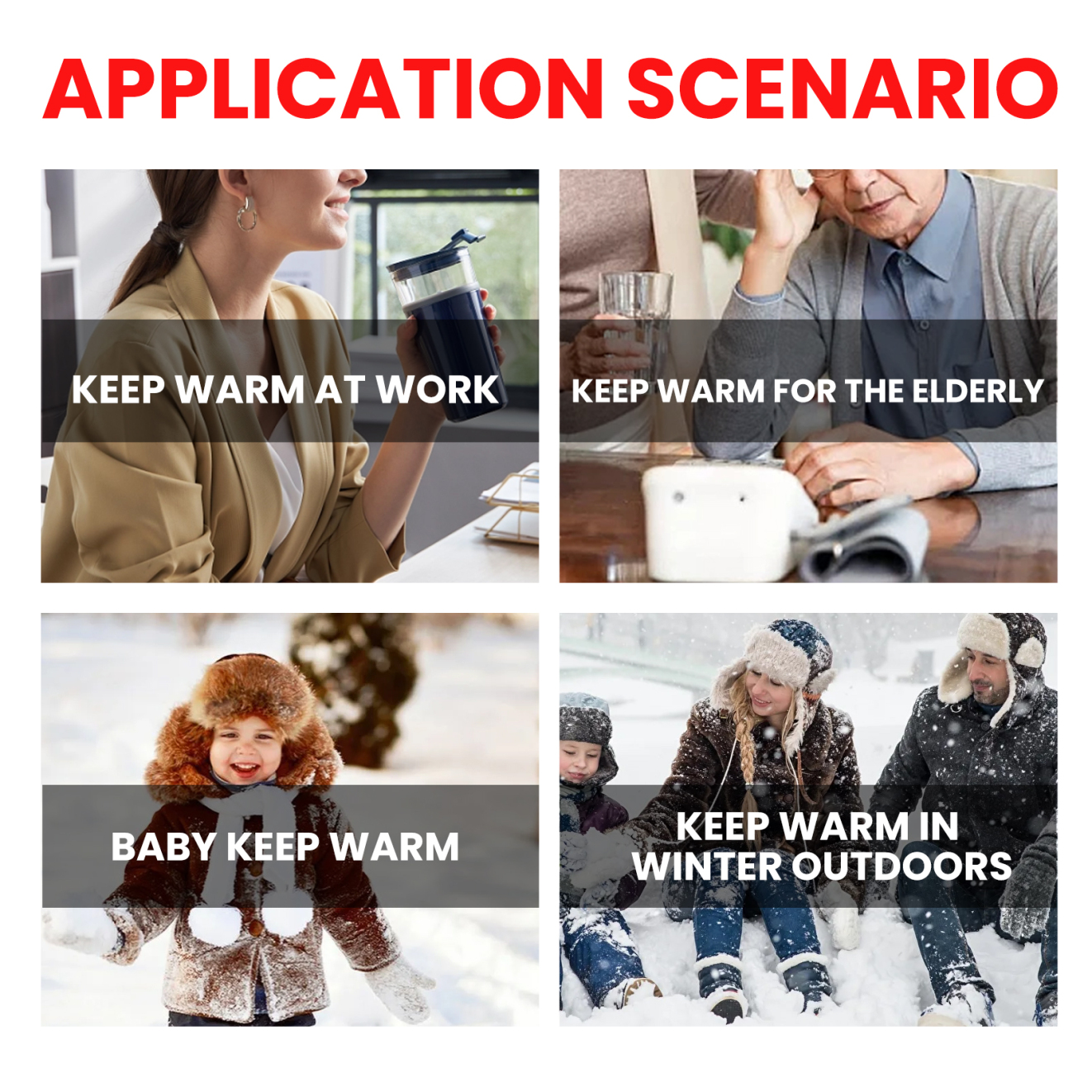 Heating Scarf Winter Neck Protection Hot Compress Neck Cover Cold And Frost Protection Warm Heating Scarf To Warm The Baby