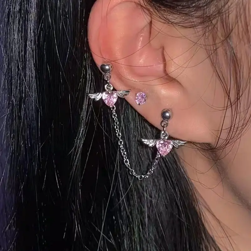Women's Fashion Angel Wing Earrings