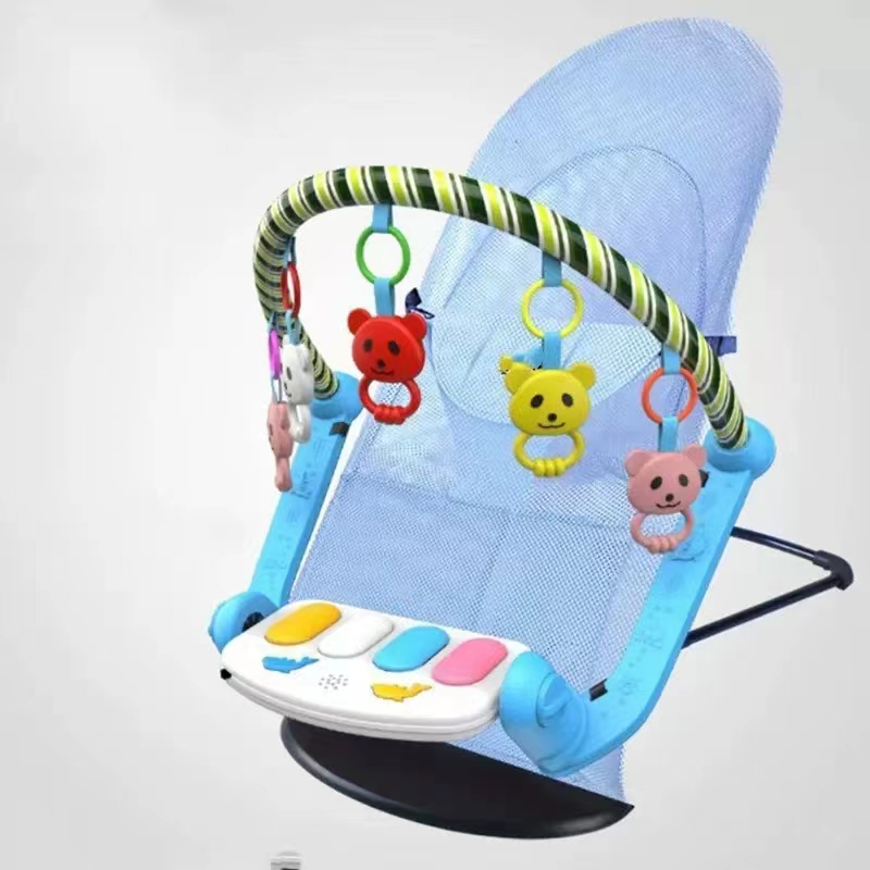 Blue Breathable Rocking Chair