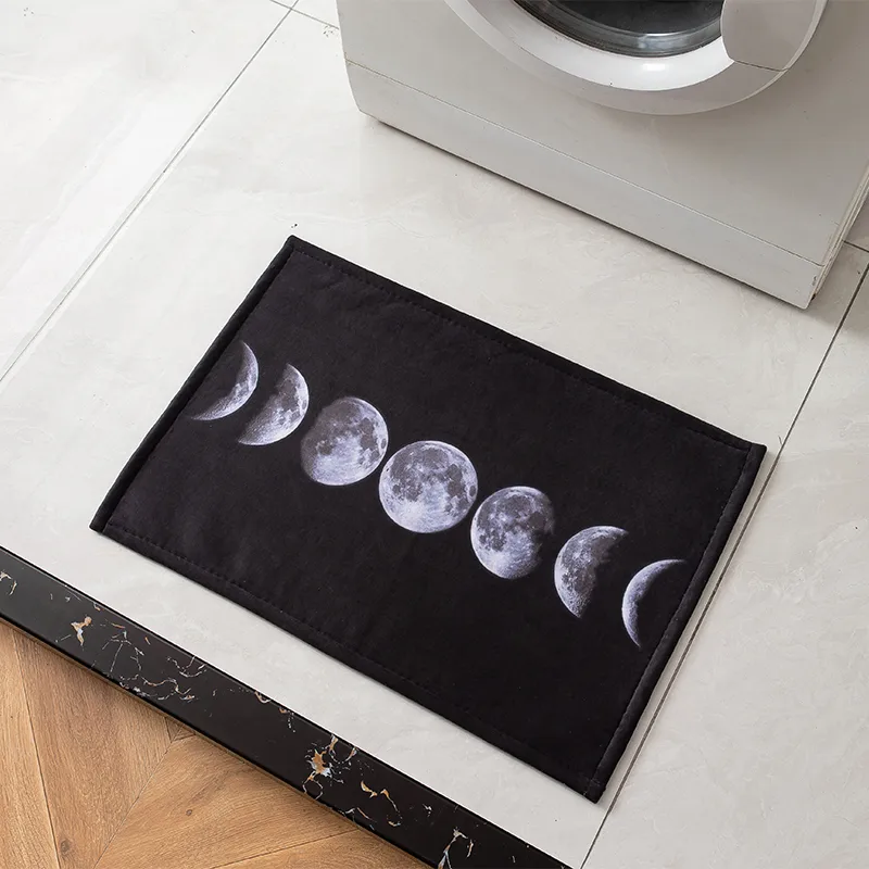 1pc Moon Phase Print Doormat