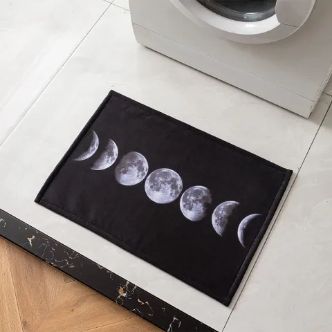 1pc Moon Phase Print Doormat