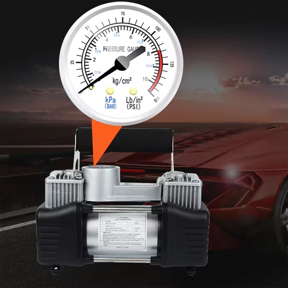 Heavy Duty 12V Electric Car Tyre Inflator Portable Air Compressor Pump 5
