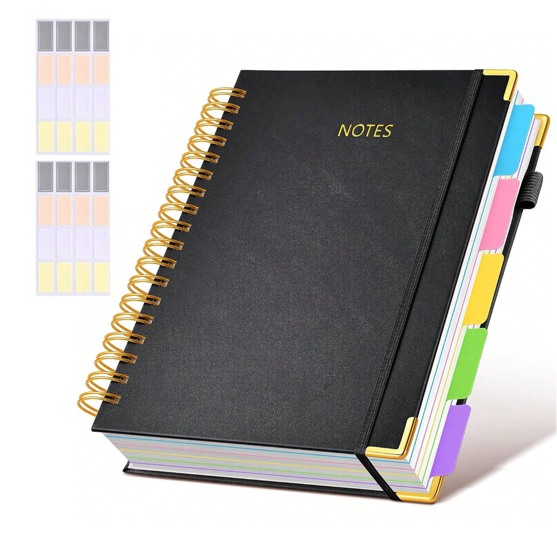 Deluxe Spiral Notebook With Removable Dividers And Labels 3